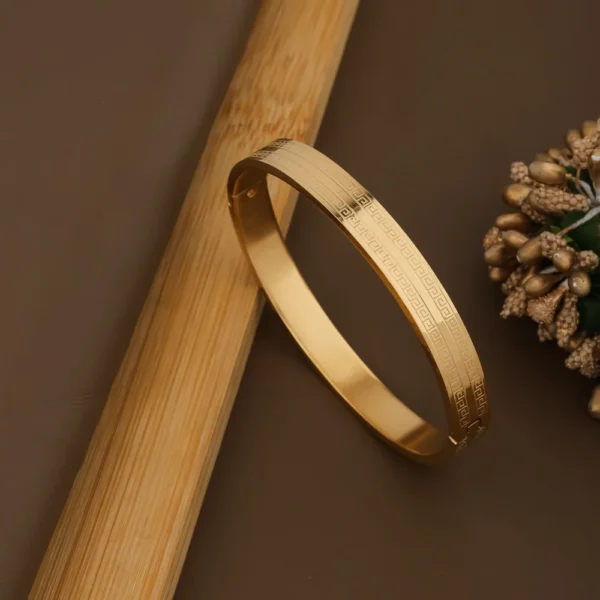 Greek Design Gold Plated Bracelets for Men